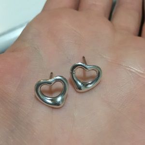 Tiffany & Co Elsa Peretti Open Heart Earrings